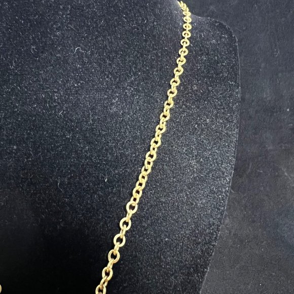 Vintage Sarah Coventry Gold Tone Tassel Necklace (3309) - Picture 4 of 6